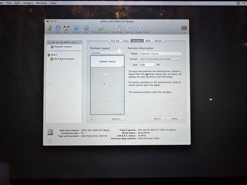 MacOS disk utility