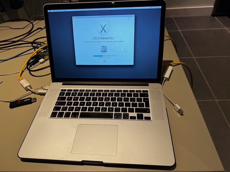 OS X Mavericks install