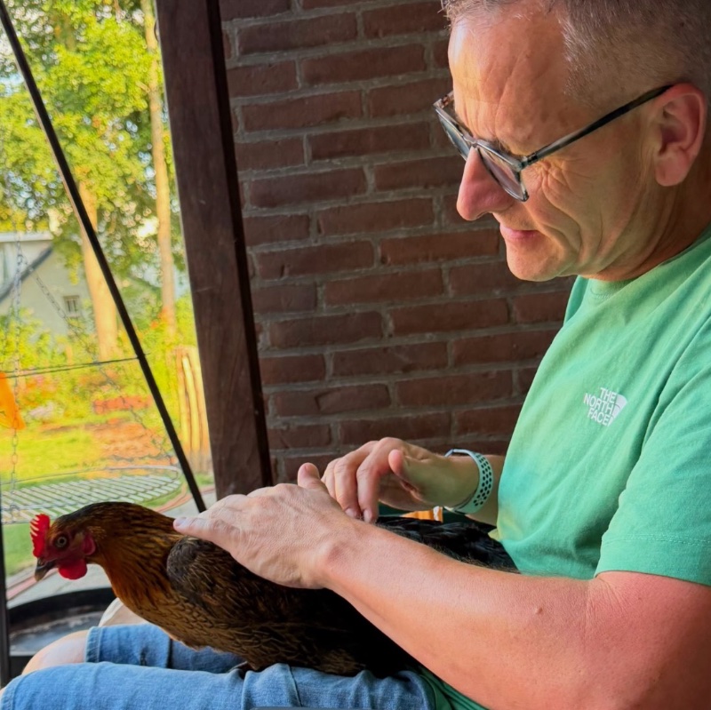 Eelco in the Garden