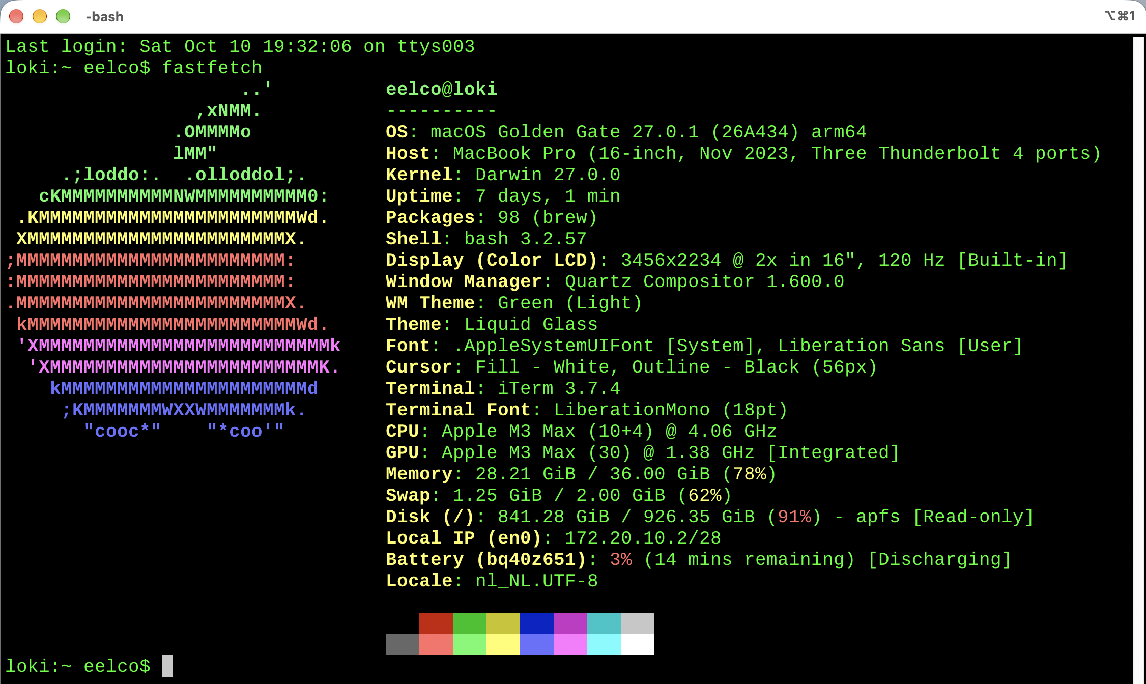 Loki Macbook Pro 2023