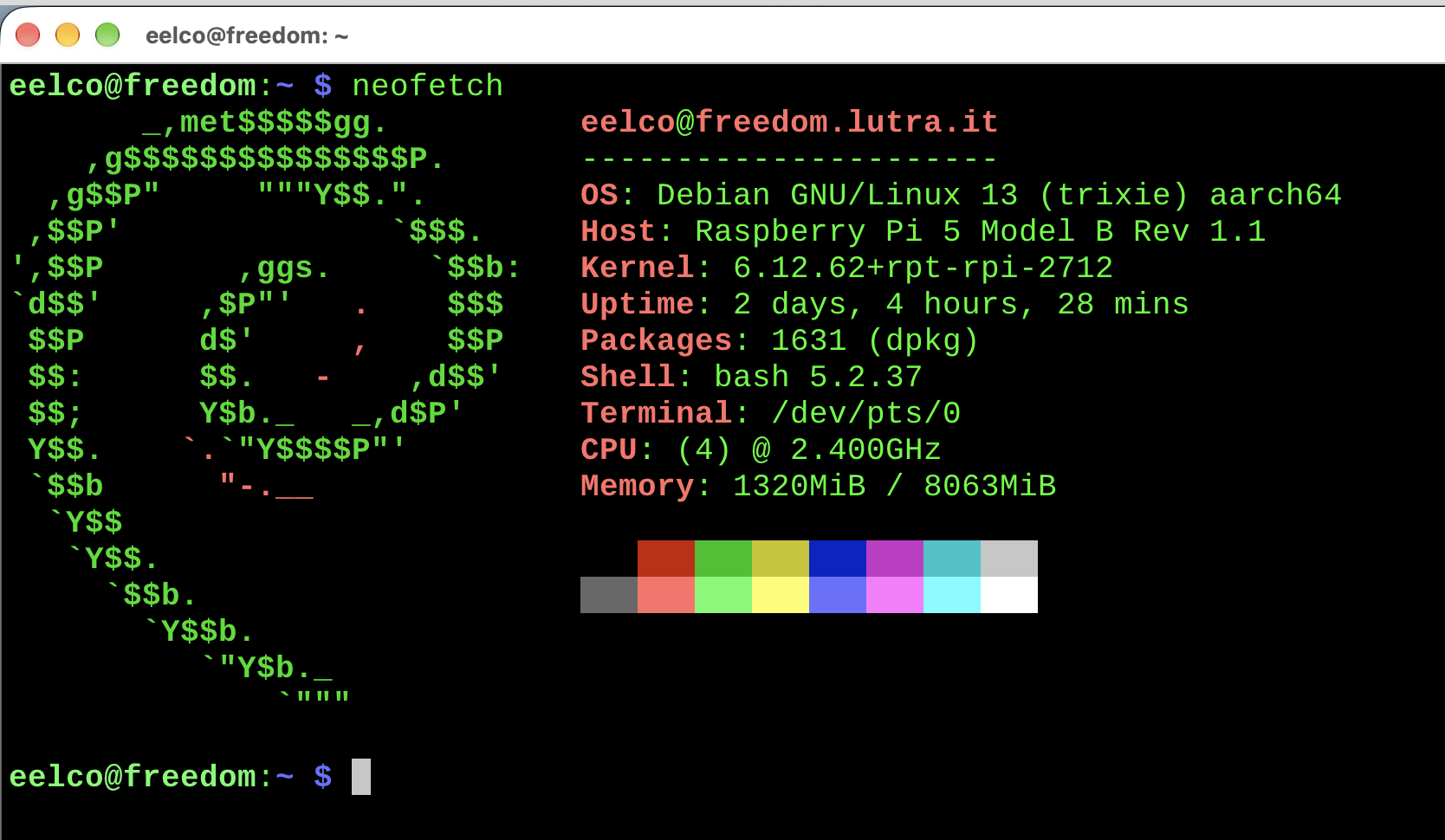 Freedom neofetch