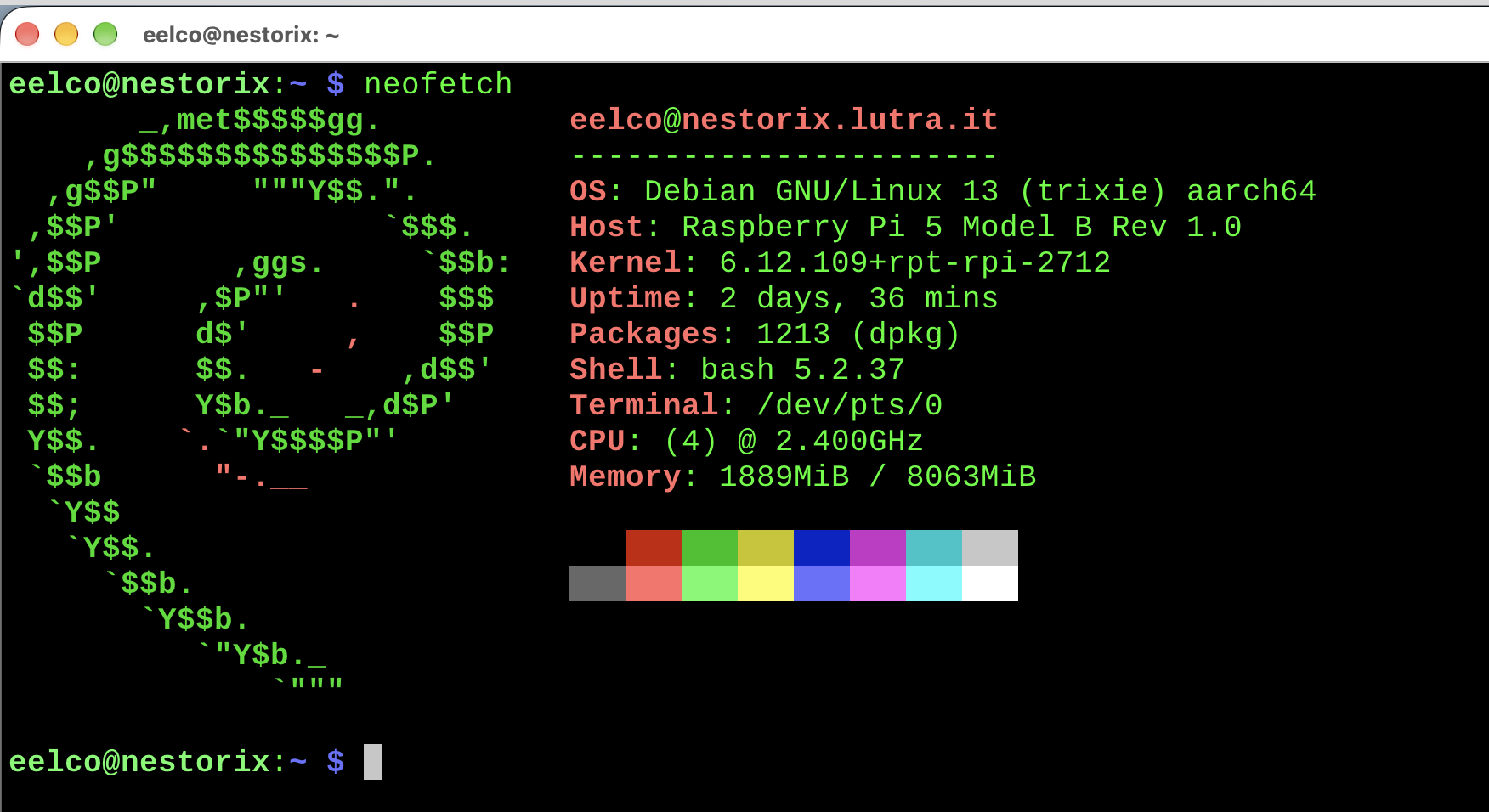 Nestorix neofetch